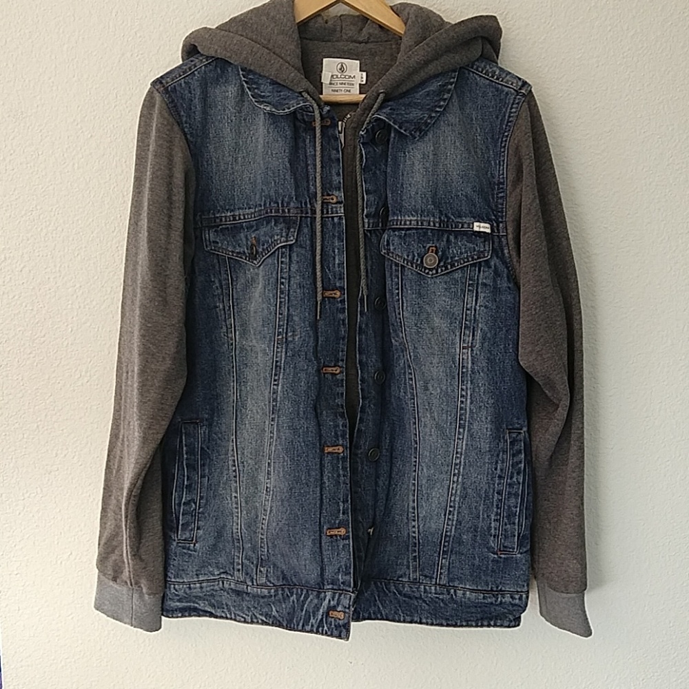 Volcom Denim Hoodie Jacket